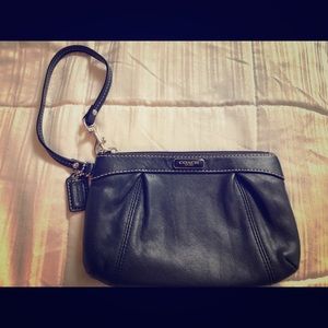 Black Coach Wristlet